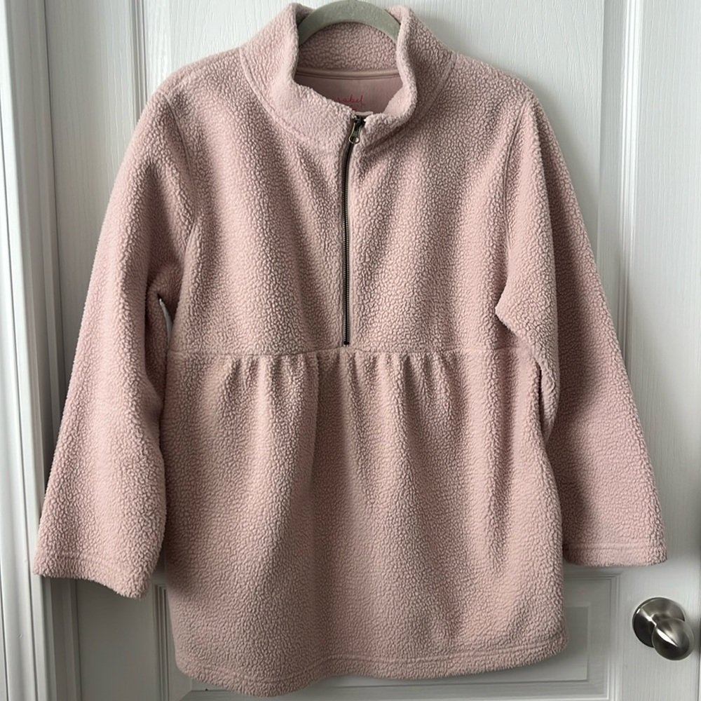 Isabel Maternity Half Zip Pullover Small